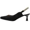 BIOECO SLING BACK 4256 0026 - BLACK SUEDE